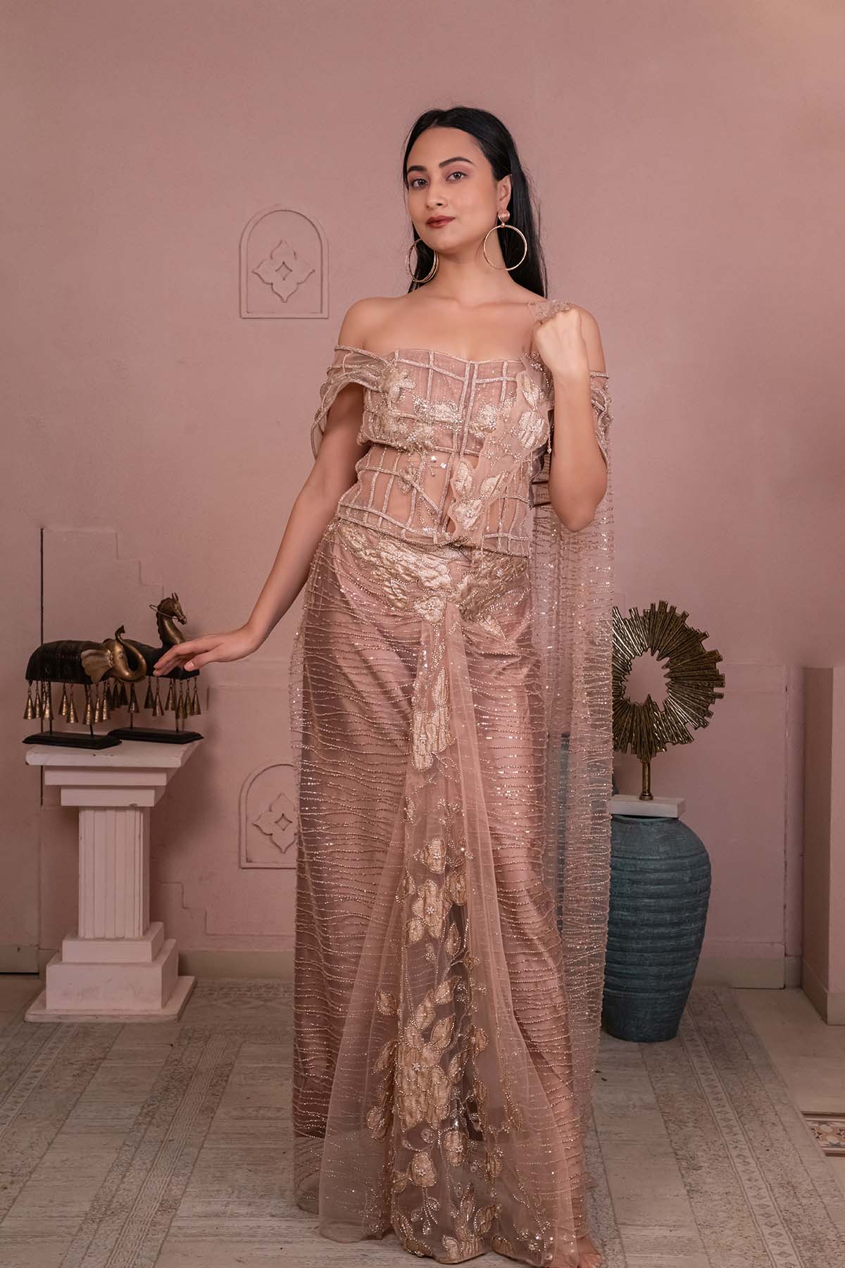 Adyaaye-Drep Saree-1