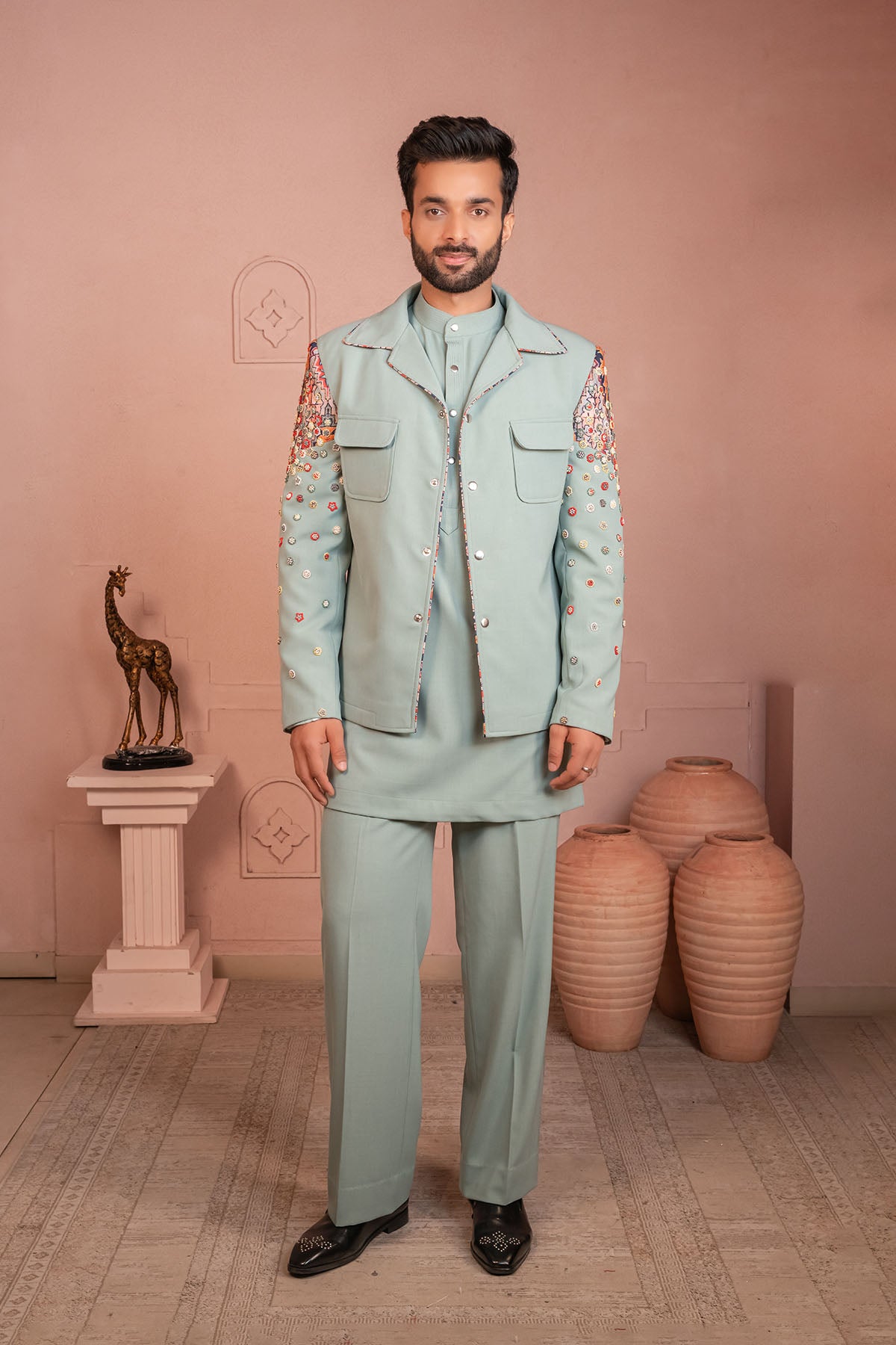 Adyaaye-Indowestern Jacket-1